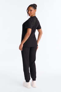 Conjuntos de Uniformes Quirúrgicos de Secado Rápido para Mujer, Blusa y Pantalones, 94% Poliéster, 6% Elastano, Listos para Enviar - Product Image 2