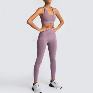 Custom Women <b>Yoga</b> Set Gym Fitness Activewear Workout Sportswear Set OEM Wholesale - Product Image 5
