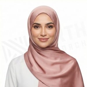 Hiyab de Chifón de Color Sólido para Mujer, Transpirable, para Uso Diario, Pañuelo Étnico de Oriente Medio - Product Image 2