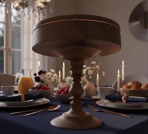 Soporte para pasteles especial para Eid, bandeja para postres, bandeja para servir, estilo rústico vintage, artesanía hecha a mano, utensilios de cocina, centro de mesa para comedor - Product Image 5