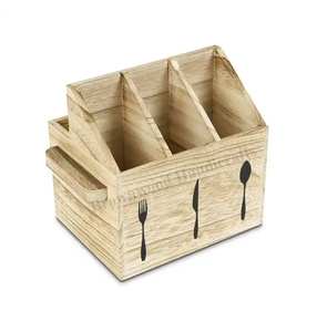 Nouvelle conception porte-couteau en bois Rack fournisseur en gros table à manger utiliser accessoire meilleure qualité prix pas cher - Product Image 1