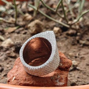 Bague de mariage en moissanite pour homme, taille brillante, de luxe, pour fiançailles, bijoux de mode, cadeau, en vente, fournisseur indien - Product Image 5