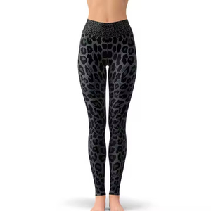 Leggings de sport pour femme 100 % coton bio, pantalons de yoga en coton bio, leggings de yoga durables pour femme - Product Image 2