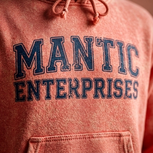 Sweat à capuche oversize en molleton 100 % coton épais, avec logo personnalisé, effet délavé et vieilli, style streetwear, en French Terry - Product Image 5
