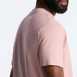 Casual Wear Crew Neck Tee With Soft Breathable Cotton Fabric For Comfortable And Relaxed Summer Fit OEM Service Designing / <b>Logo</b> - Product Image 5
