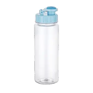 Botol Air Alkali Plastik Kaya Hidrogen Kustom Bebas BPA 650 Ml dengan Aksesori Tali Penyaring OEM Dapat Disesuaikan Anti