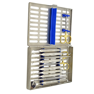 Kit de Instrumentos Dentales Manuales de Alta Calidad para Tejidos Blandos, 13 Piezas, Caja Grande, con Empuñadura Ergonómica, Suministros Médicos al por Mayor - Product Image 4