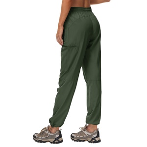 Women's Lightweight Summer 2025 Jogger Hiking <b>Pants</b> Quick Dry Casual Outdoor Sport Trousers with Zipper Pockets ODM Supply - Product Image 5