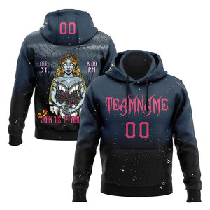 เสื้อฮู้ดดี้แบบซับลิเมชั่นสำหรับผู้ชาย ออกแบบตามสั่ง OEM ผ้าฝ้าย 100% สีพื้น ระบายอากาศได้ดี เป็นมิตรกับสิ่งแวดล้อม เหมาะสำหรับเล่นกีฬา - Product Image 4