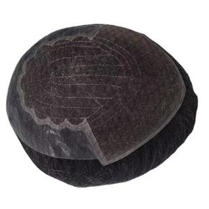 Perruque en cheveux humains Q6 Yaki, toupet pour homme, cheveux vierges Remy, trame unique, Bangladash Naturalizer Curl Bonnet, extension de cheveux Remi - Product Image 4