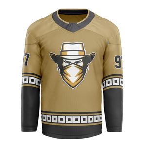 Maillots de hockey sur glace personnalisés par sublimation de 280 grammes, uniformes d'équipe américains en gros pour les écoles et les clubs de ligues, lot en vrac - Product Image 2