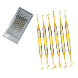 Instruments chirurgicaux dentaires professionnels Gracey Curettes Hu-Friedy Sickle Scaler Set 7 instruments par Grip Surgical - Product Image 3