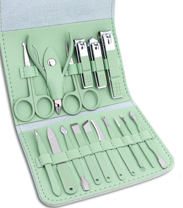 Professional Manicure <b>Pedicure</b> <b>Set</b> Stainless Steel Nail Care Kit For Hand And Foot Treatment - Product Image 5