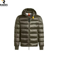 Vente en gros usine : Blouson matelassé à capuche pour homme, manteau matelassé, vêtement d'extérieur d'hiver matelassé avec logo personnalisé, vente en gros de blousons matelassés