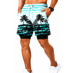 <b>Mens</b> Lightweight Beach Swim Shorts Waterproof Zipper Pocket Quick Dry Summer Swimming <b>Trunks</b> Wholesale Custom Sportswear OEM <b>Men</b> - Product Image 3