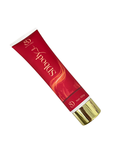 Tube en plastique PE rouge, directement de l'usine, pour l'emballage de produits cosmétiques et de soins de la peau, impression offset et estampage à chaud, bouchon à vis doré - Product Image 2