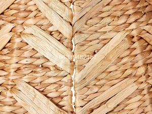 Jupe d'arbre de Noël en jacinthe d'eau naturelle tissée à la main collier en forme de cône pliable pour la décoration intérieure taille personnalisable - Product Image 2