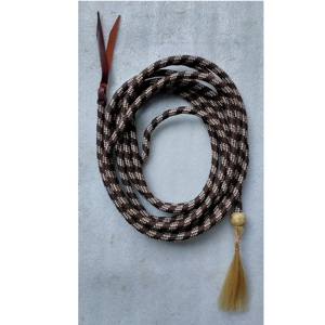 Rênes Mecate pour l'entraînement de l'attelage et la corde de traction, et étireur de cou élastique pour la course de vitesse, l'équitation, les soins et l'entretien des chevaux - Product Image 2