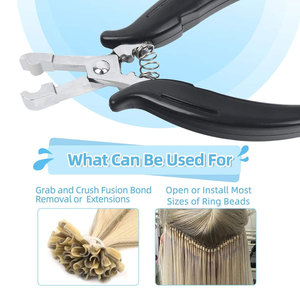 Pince à extensions capillaires pour extensions à la kératine, outil professionnel de fusion en acier inoxydable pour application et retrait - Product Image 6