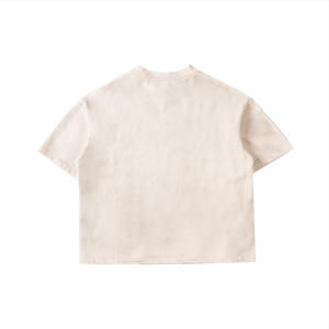 300gsm Cotton Vintage Wash Distressed t <b>Shirt</b> Custom Streetwear Oversized Boxy Fit Graphic T-<b>shirt</b> Me - Product Image 5