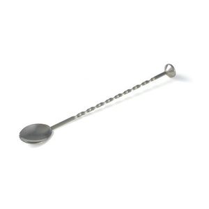 Cuillère à bar en métal de qualité supérieure, ustensile de mélange pour cocktails en acier inoxydable, outil de brassage à long manche pour la restauration et la maison - Product Image 1