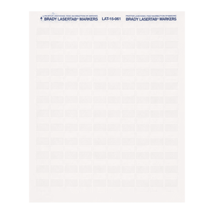 Étiquettes en polyester auto-laminantes Brady LaserTab pour tubes de laboratoire, câbles, équipements - Product Image 3