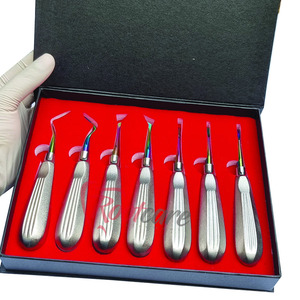 ชุดอุปกรณ์ถอนรากฟันแบบมืออาชีพ ชุดอุปกรณ์ถอนรากฟันที่ทนทาน ราคาขายส่ง ชุดอุปกรณ์ถอนรากฟันสำหรับใช้ในคลินิก - Product Image 1