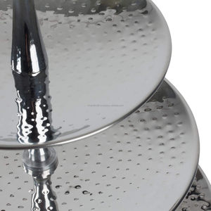 Antique Black <b>Three</b>-<b>Tier</b> <b>Cake</b> <b>Stand</b> Steel Christmas Tree <b>Stand</b> Set Luxurious Cupcakes Dessert Gifts for Commercial Food Use - Product Image 5