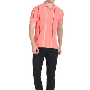 Ropa informal para hombre, polos, superventas, nuevo diseño a rayas, logotipo personalizado, polos transpirables de Color sólido para hombre - Product Image 3
