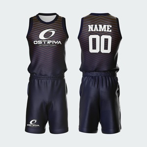 Printed Basketball Wear Breathable <b>Heat</b>-Transfer Printed Basketball Wear for Adults Custom Sublimation new 2026 - Product Image 1