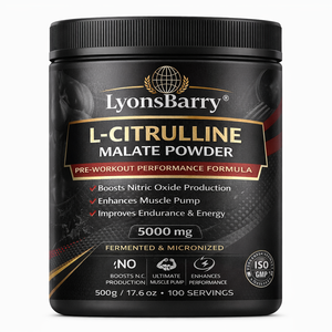 Poudre de malate de citrulline L, pré-entraînement, endurance, énergie, soutien de la musculature, fournisseur de compléments alimentaires en marque privée OEM, Lyonsbarry - Product Image 3