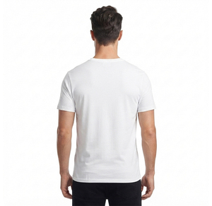 T-shirts Homme 2026 de Haute Qualité 100% Coton Uni Coupe Sportive Standard Grammage Lourd 180g Vente en Gros Gym Travail Impression Personnalisée - Product Image 2