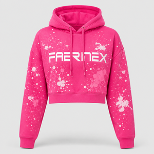 Latest 2026 Plus Size Women Stylish Casual Wear <b>Crop</b> <b>Top</b> Hoodie Premium Quality Printed Women's Sublimated <b>Crop</b> <b>Hoodies</b> - Product Image 1