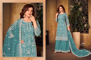 ชุดสلوار คามีซ อนาร์กาลี สำหรับผู้หญิง งานปาร์ตี้ งานแต่งงาน ดีไซน์ใหม่ล่าสุด สไตล์อินเดีย-ปากีสถาน  งานปักลวดลาย  ลดราคา - Product Image 4