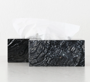 JANNAT EXPORT Modern Eco-Friendly Marble Tissue Box for Vanity Organizer (Model MTB-100) - Product Image 5