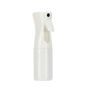IKZARSA High Quality Durable White Plastic Spray Bottle Fine Mist Nozzle 300ML Refillable Transparent Container for Hair Styling - Product Image 2
