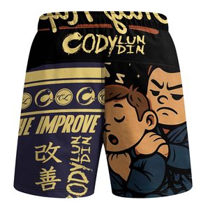 กางเกงขาสั้น MMA สำหรับผู้ชาย พิมพ์ลาย เอวยางยืด สำหรับออกกำลังกาย คิกบ็อกซิ่ง น้ำหนักเบา แห้งเร็ว สีสันสดใส เสื้อผ้าสำหรับผู้ชาย MMA ศิลปะการต่อสู้ - Product Image 2
