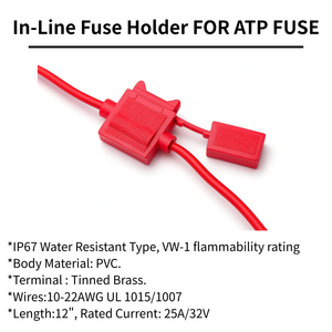 Porte-fusible en ligne POUR FUSIBLE ATP - Product Image 5
