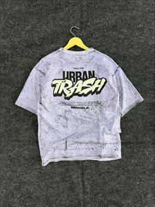 Custom Acid Wash Acid Washed <b>Vintage</b> <b>T</b> <b>Shirts</b> Heavyweight 240gsm 100% Cotton Screen Printing Oversized Unisex Streetwear <b>T</b>-<b>Shirt</b> - Product Image 3