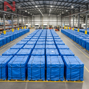 Bâche de qualité professionnelle, imperméable et résistante aux UV, pour les travaux de construction, la logistique et les projets d'infrastructure. - Product Image 2