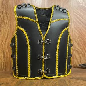 Chaleco de Motociclismo de Cuero Premium 2026 para Hombre, Resistente al Viento, Talla Grande, con Logotipo Personalizado, Hecho en Pakistán - Product Image 3