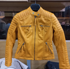 Veste d'hiver vintage en cuir véritable SUPERIOR TRADERZ de qualité supérieure pour homme, fermeture éclair, coutures classiques, écologique et non tissée - Product Image 4