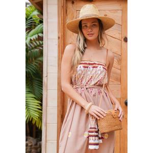 เดรสยาวสไตล์โบฮีเมียนสำหรับผู้หญิง สายเดี่ยวพิมพ์ลาย เหมาะสำหรับฤดูร้อน - Product Image 2