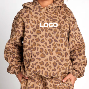 Nuevas Sudaderas con Capucha y Pantalones Deportivos para Niños con Estampado de Pantera 2026, de Algodón y Felpa, con Logotipo Personalizado, Ropa Casual para Niños, Todas las Tallas, Sudaderas Extra Grandes - Product Image 6