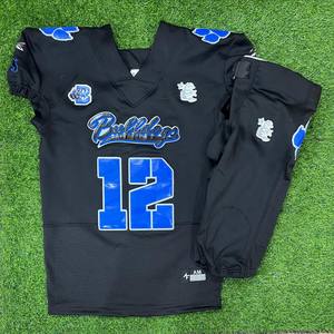Uniforme de Fútbol Americano de Manga Corta, Transpirable, de Talla Grande, con Diseño Personalizado de Alta Calidad, Sublimado y Bordado - Product Image 1