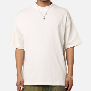 เสื้อยืดแฟชั่นแบรนด์ส่วนตัว ผลิตเสื้อยืดโอเวอร์ไซส์ผู้ชาย คุณภาพพรีเมียม ผ้าฝ้าย ทรงหลวม สไตล์สตรีท - Product Image 1