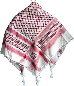 Pañuelo palestino de diseño personalizado, de poliéster y algodón, con estampado digital de camuflaje yemense, suave y transpirable, para exteriores. - Product Image 3