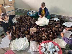 Bol à charcuterie en noix de coco, en bois d'acacia, jumbo, gravé, pour smoothies, écologique, pour le camping, personnalisé, réutilisable, vente en gros - Product Image 3