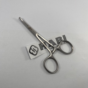 Pinces à hémostatiques droites en acier inoxydable pour chirurgie, instrument médical à verrouillage, fournisseur OEM Habi Industries - Product Image 2