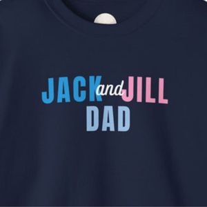 เสื้อสเวตเชิ้ตคอกลมสีน้ำเงินพิมพ์ลาย Dad Graphic ผ้าฟลีซนุ่ม แขนยาว สวมใส่สบาย เหมาะสำหรับฤดูหนาว แฟชั่นลำลอง - Product Image 3